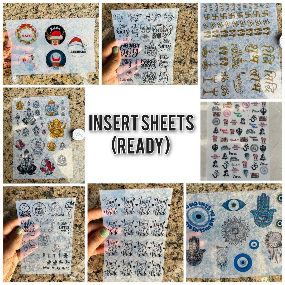 Insert Sheet ready