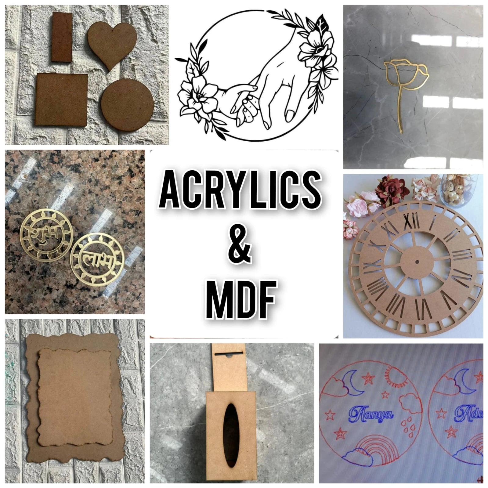 Mdf & Acrylics