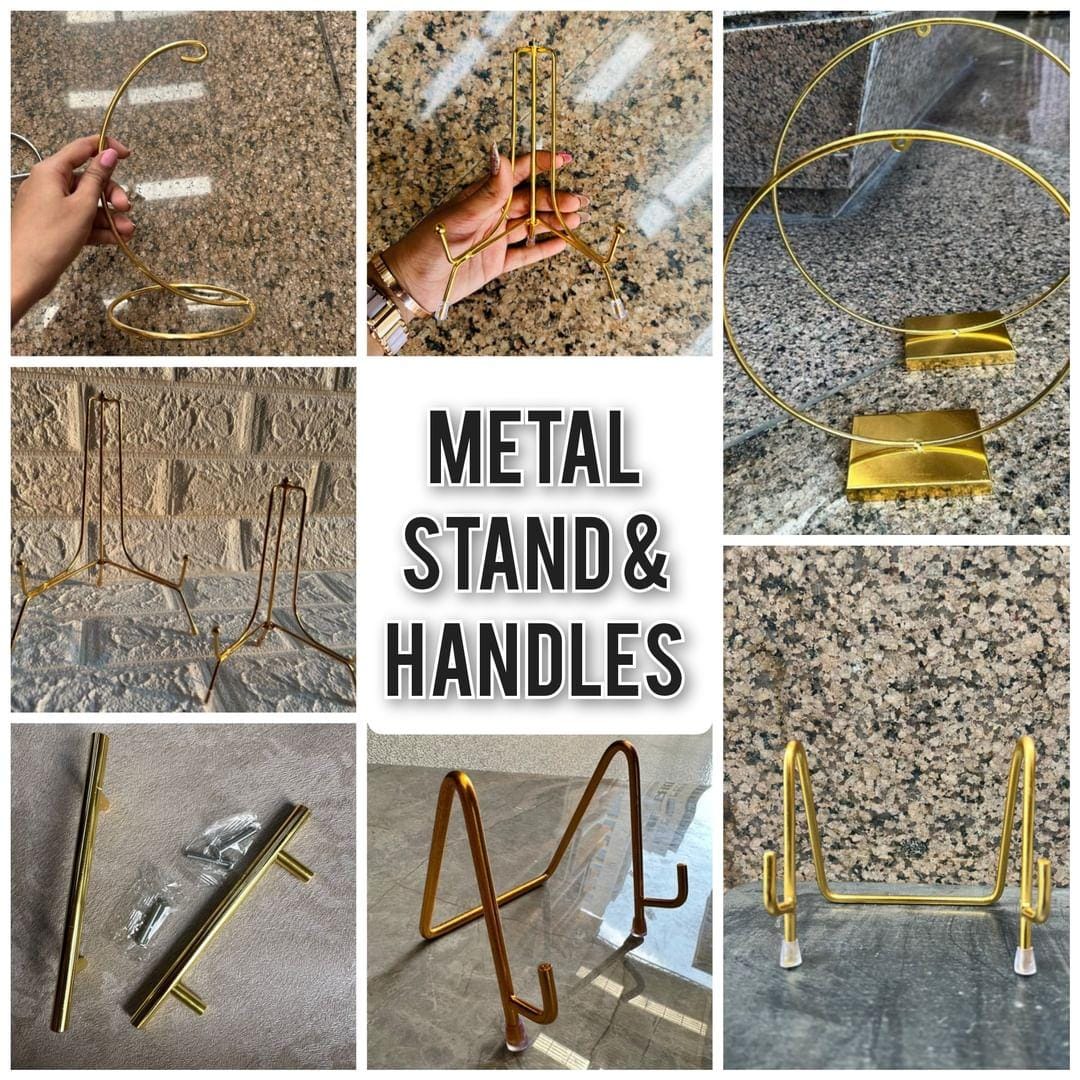Metal Stand & Handles