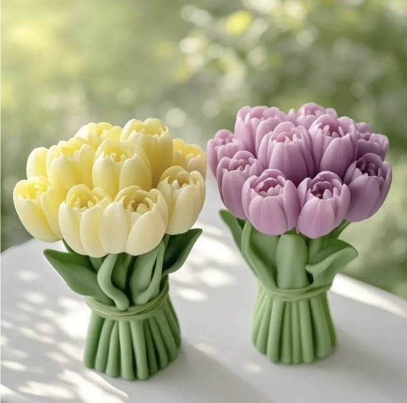 Tulip candle mould C