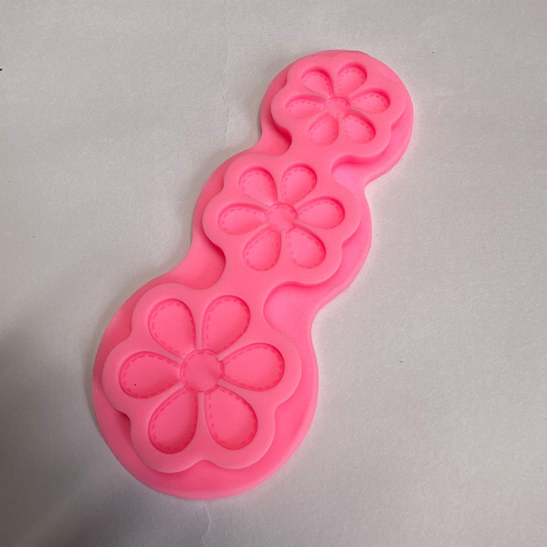 3 Cavity flower candle mould