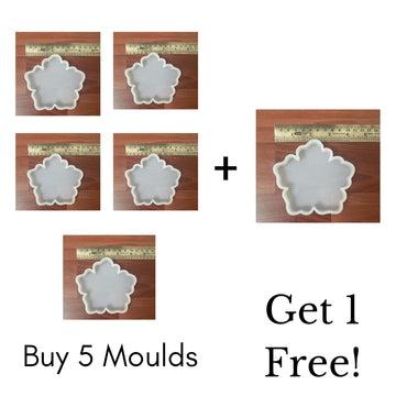 5 kali coaster mould (5 pc)