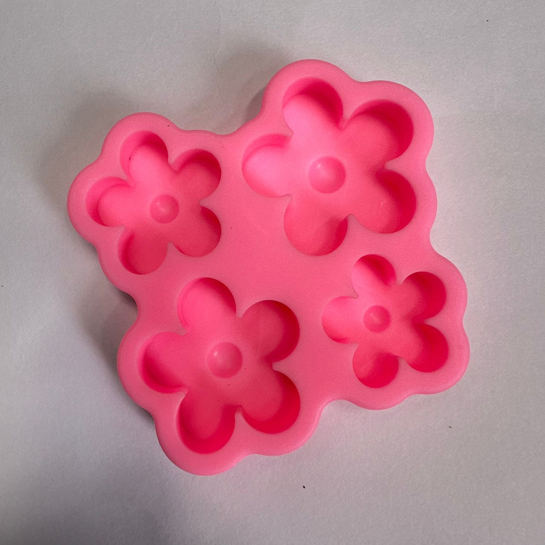 4 cavity flower candle mould