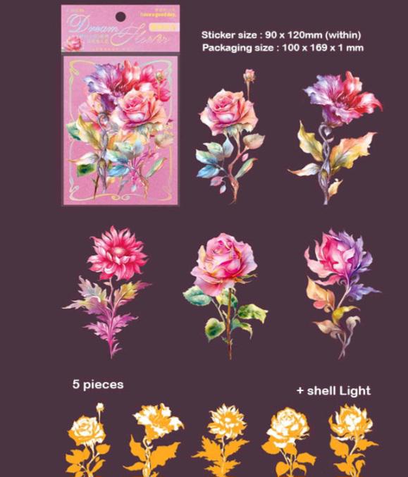 Flower sticker 010