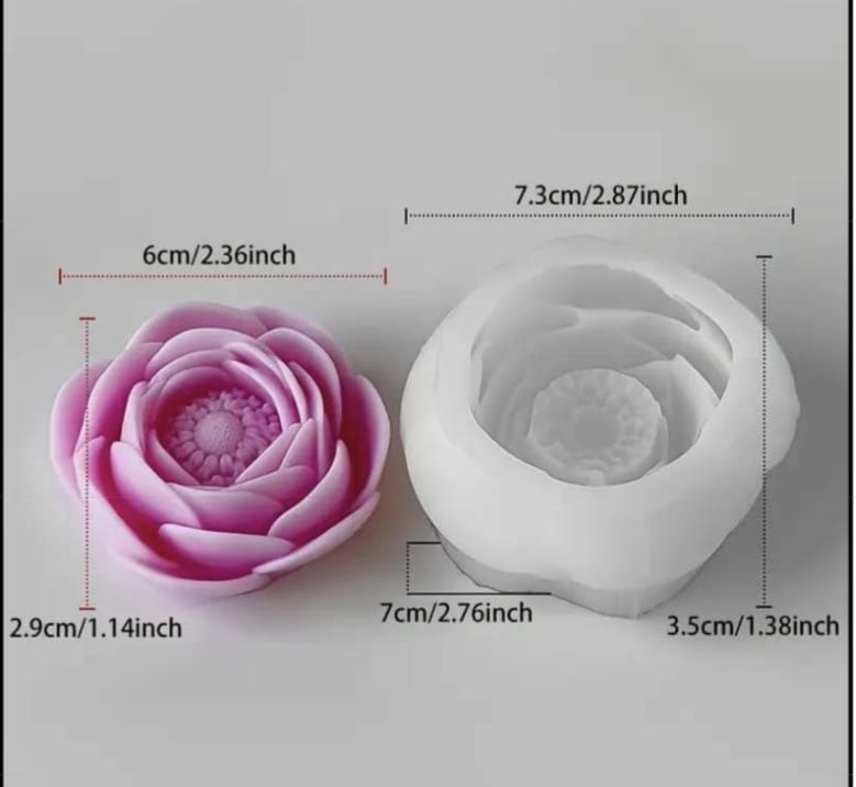 Lotus candle mould