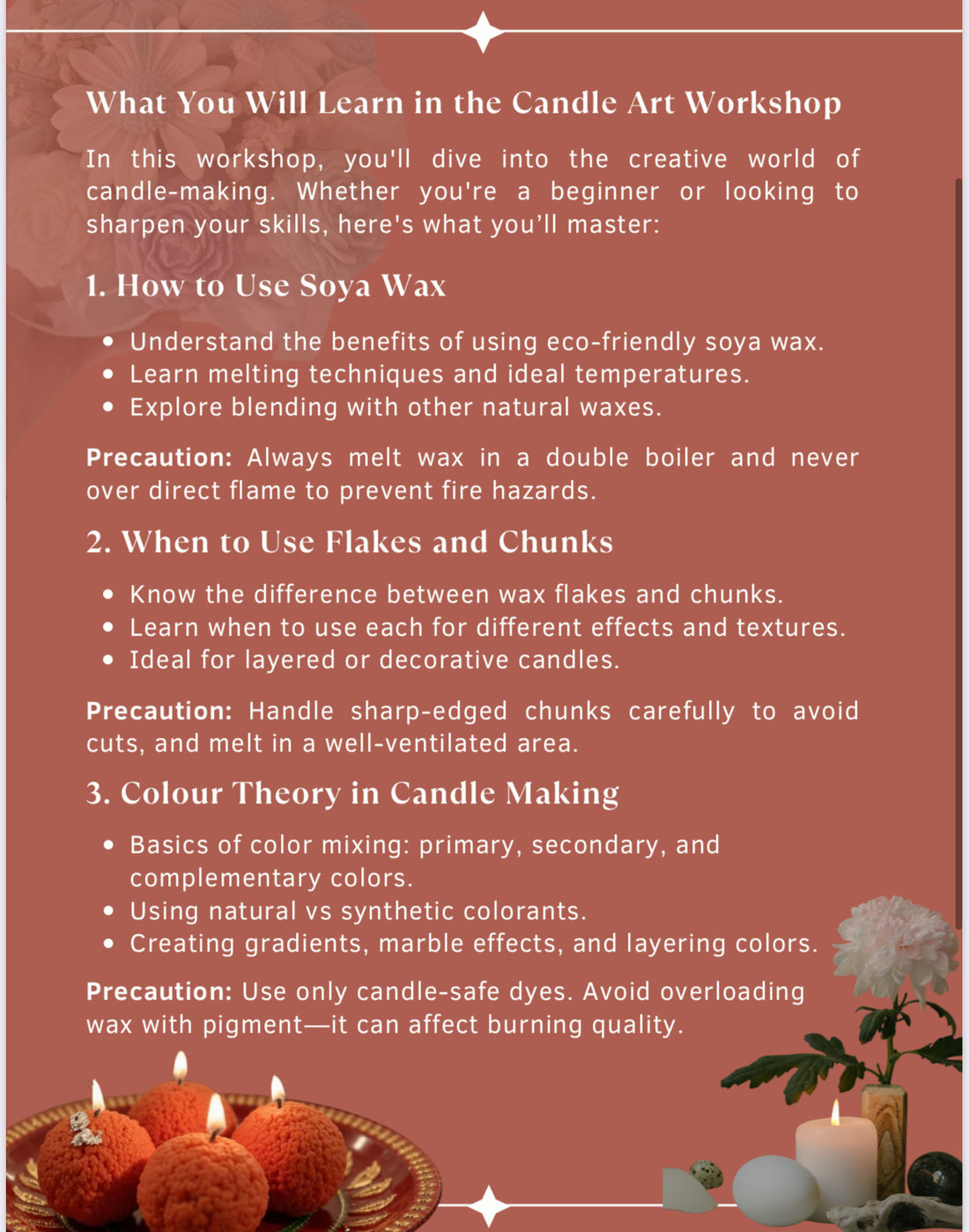 Candle master workshop