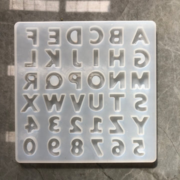 Alphabet mould small