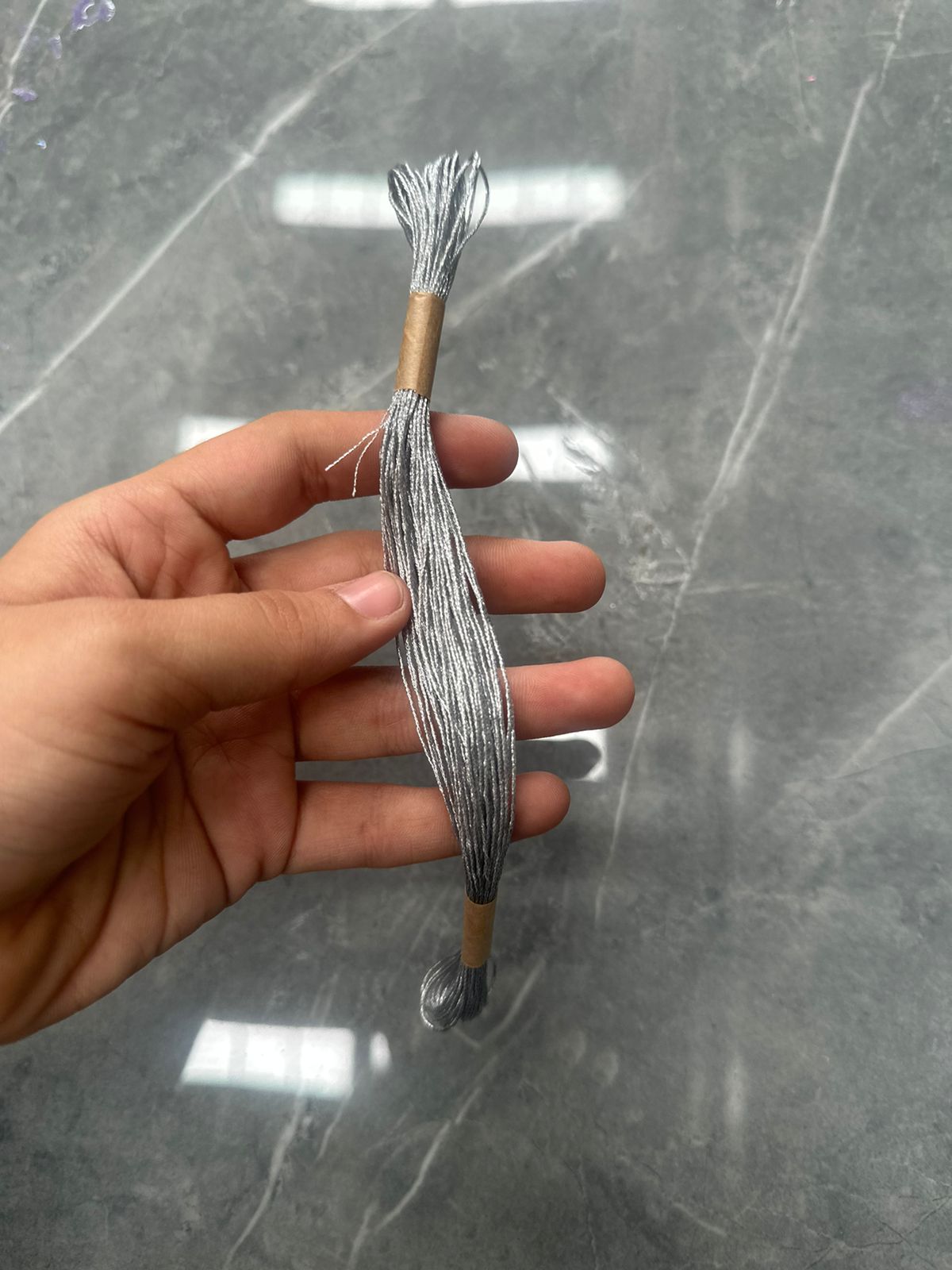 Silver Rakhi thread