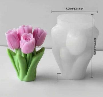 Tulip candle mould B