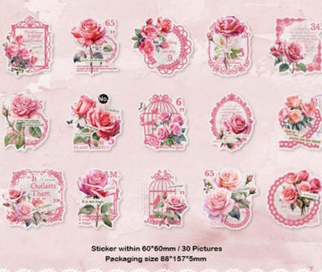 Flower sticker 001