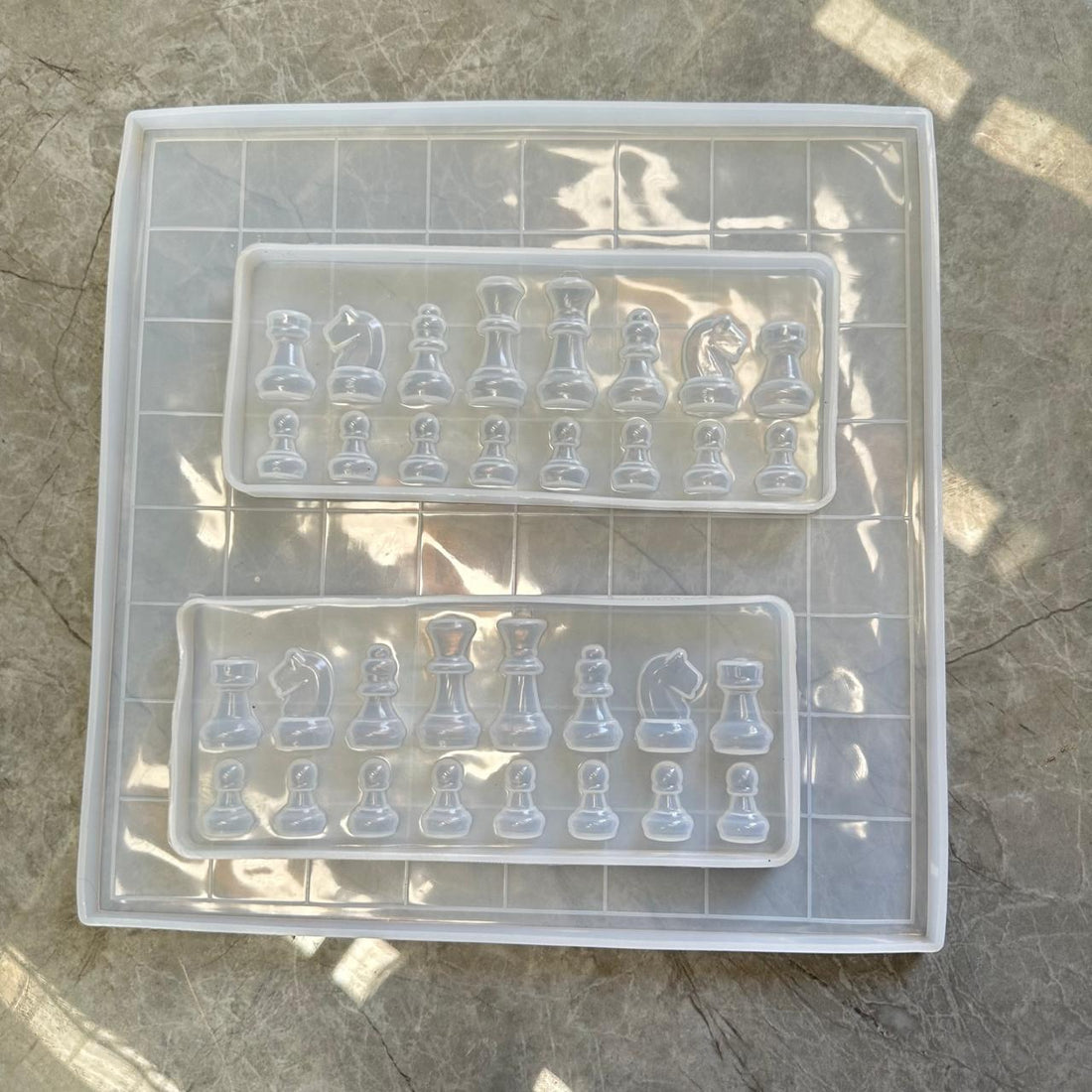 Chess board mould set