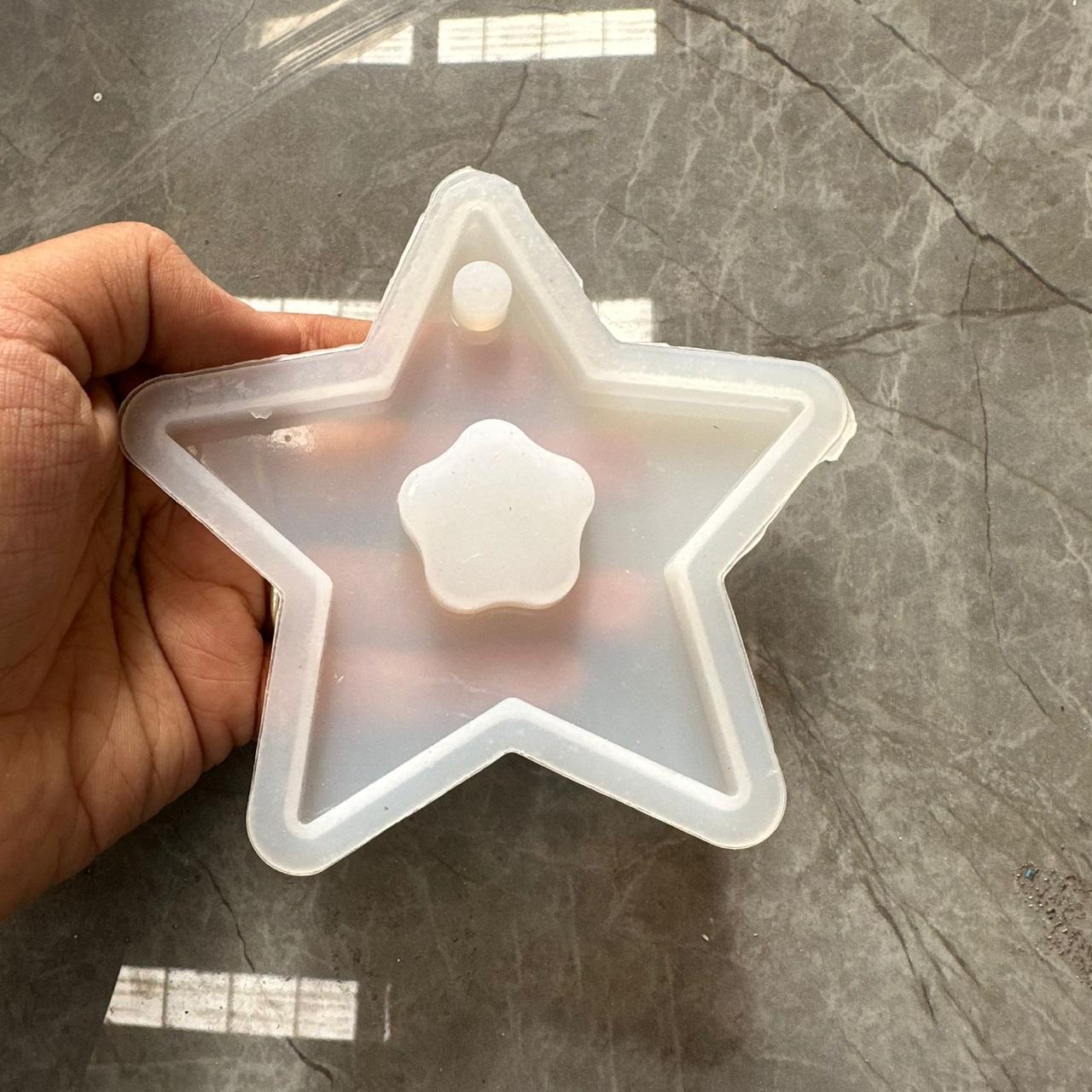 Hollow Star Keychain Mould