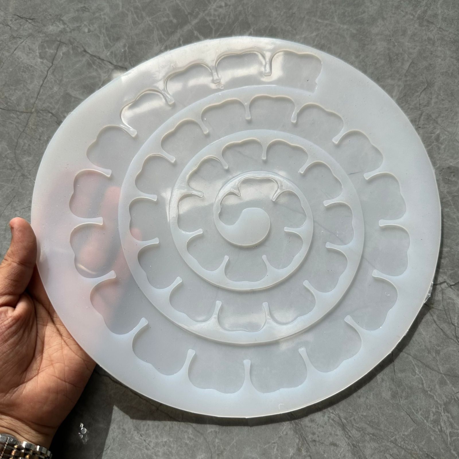 Rolling 3D Flower Mould