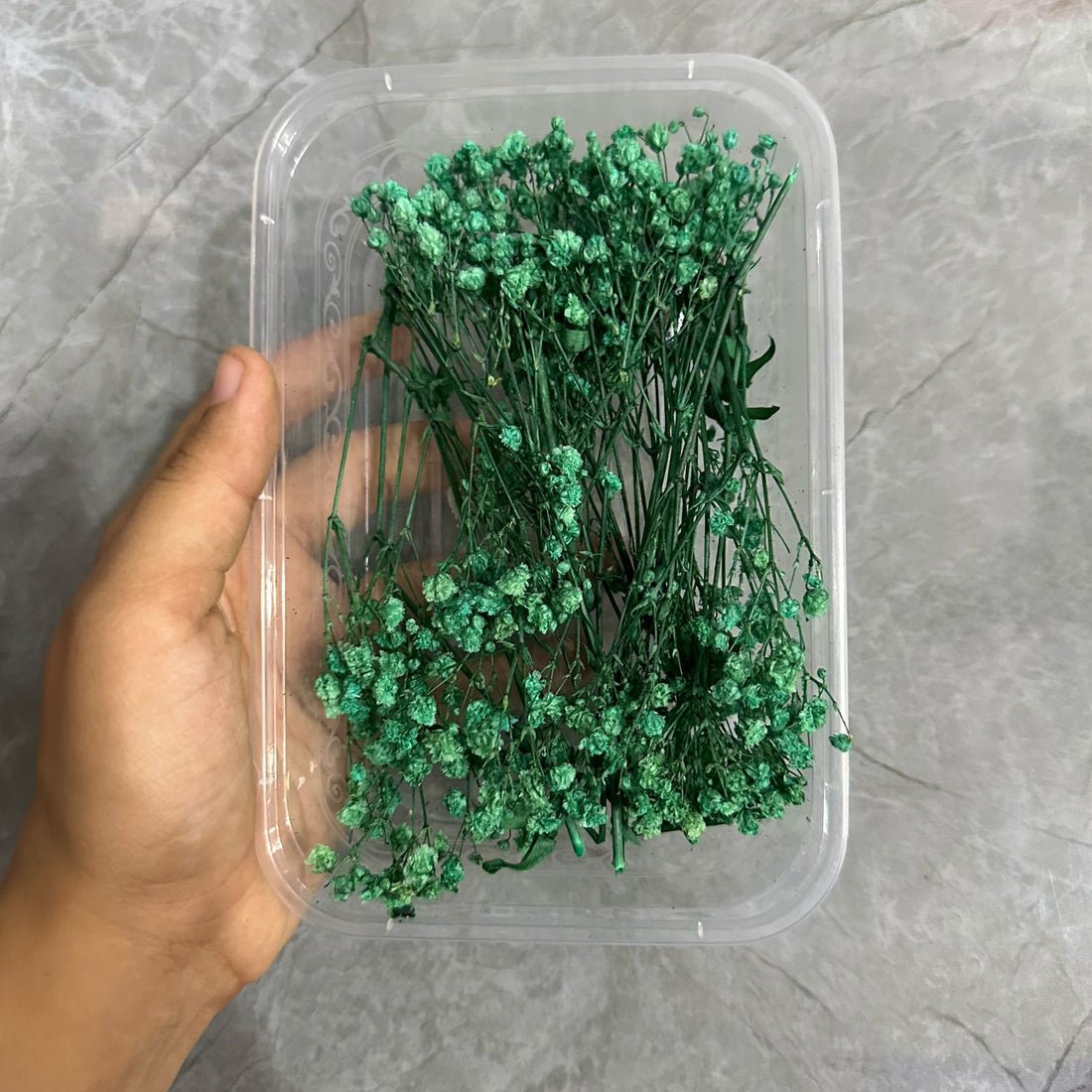 Gypsy flower box dark green