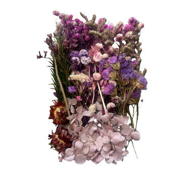 Dry flower box Purple