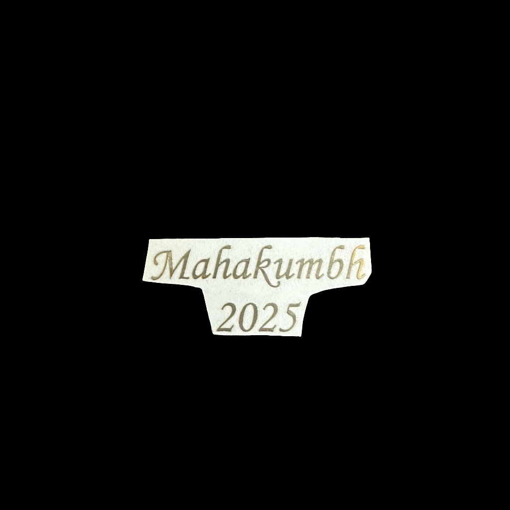 Mahakumbh 2025 metal sticker