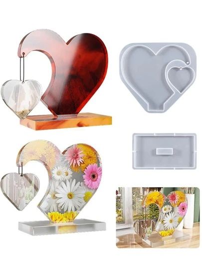 Heart frame mould with stand