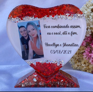 Heart frame mould with stand big