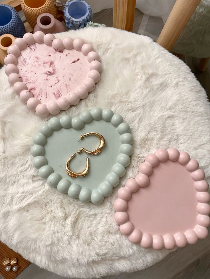 Heart shape with bubble border mould