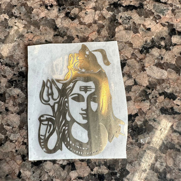 Shivji metal sticker