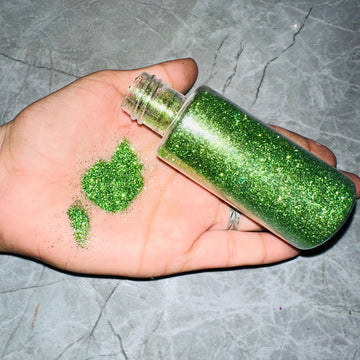 Green glitter big