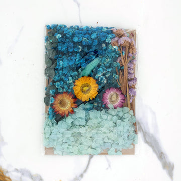 Dry flower pack blue