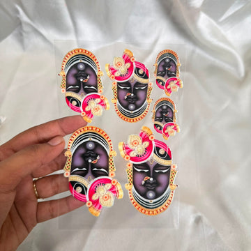 Shreenathji peel off sticker sheet A6 001