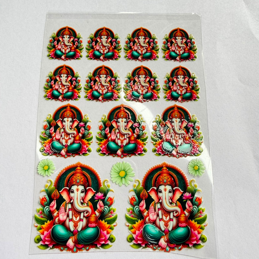 Ganeshji peel off sticker 001