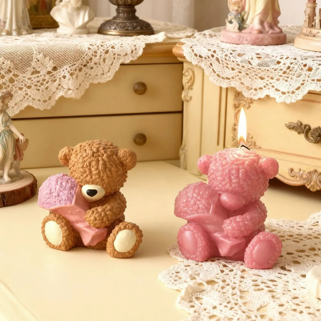 Bouquet Bear Candle Mould