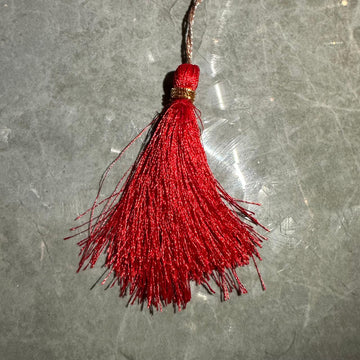 Red tassel