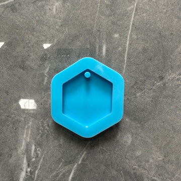 Hexagon border Keychain mould