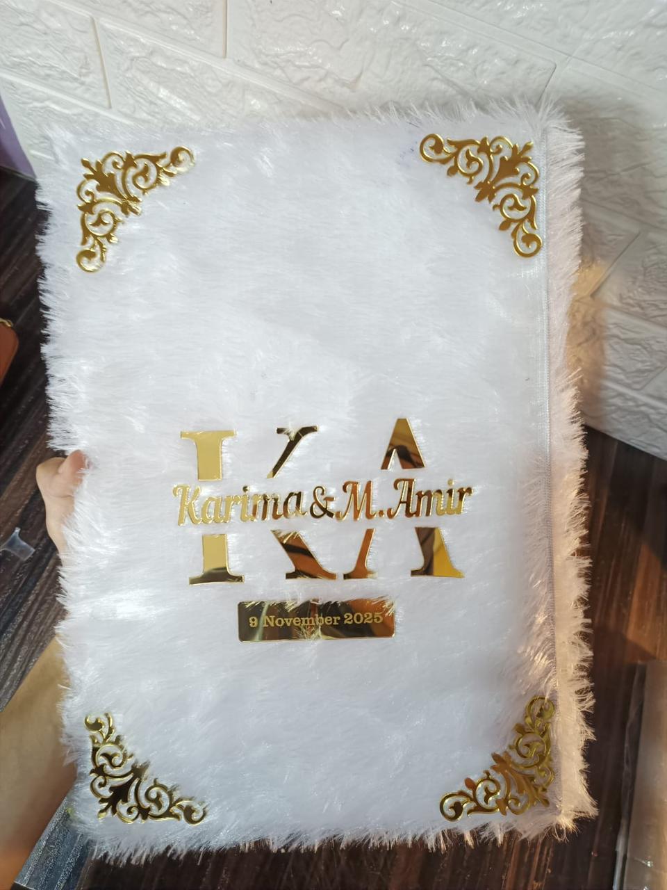 Acrylic cutout for 9*12 inch book