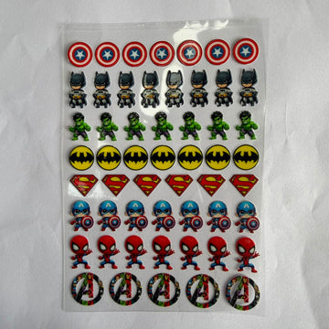 Cartoon peel off sticker sheet 003