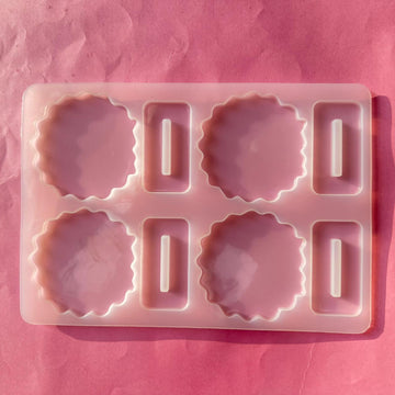 4 cavity big dashboard agate mould