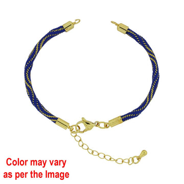 Gold Rope Bracelet With Adjustable Clasp 003