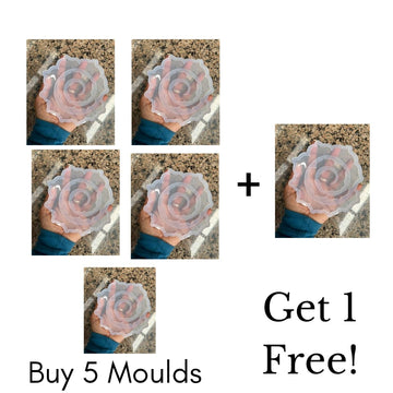 Rolling flower mould (5 pc)