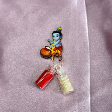Kumkum chawal bottle set little krishna 004