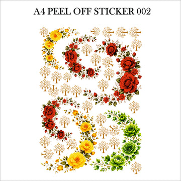 Ready peel off sticker sheet a4 002