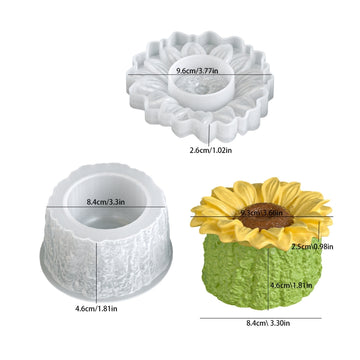 Sunflower storage jar mould