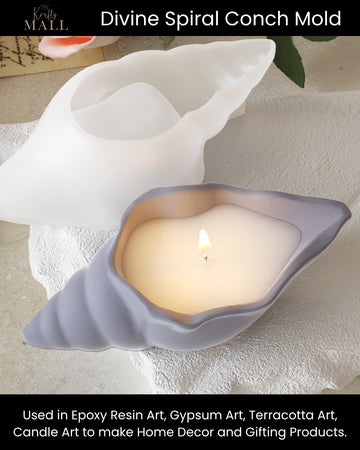 Divine spiral conch mould