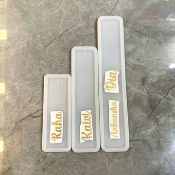 Bookmark metal sticker customise