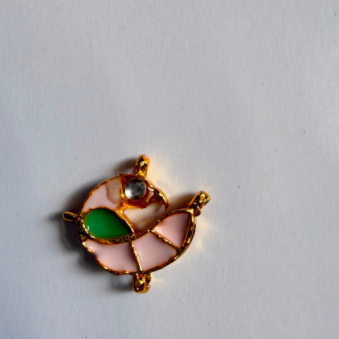Kundan rakhi charm birds 001
