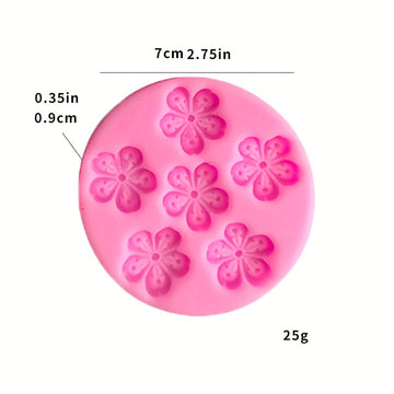 6 in 1 Blossom flower mould