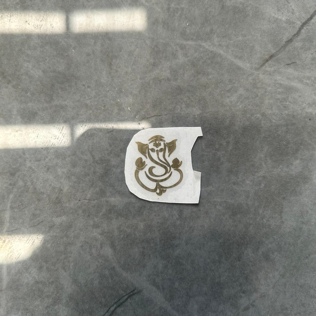 Ganeshji metal sticker