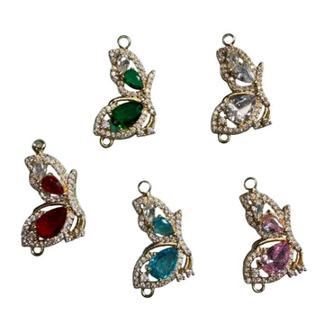 Diamond butterfly Rakhi charms