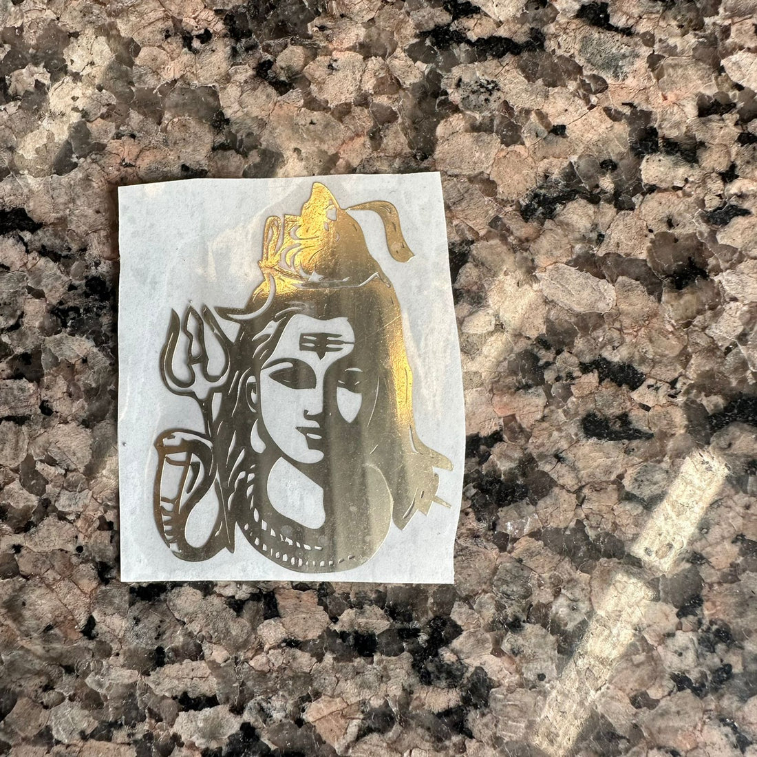 Shivji metal sticker