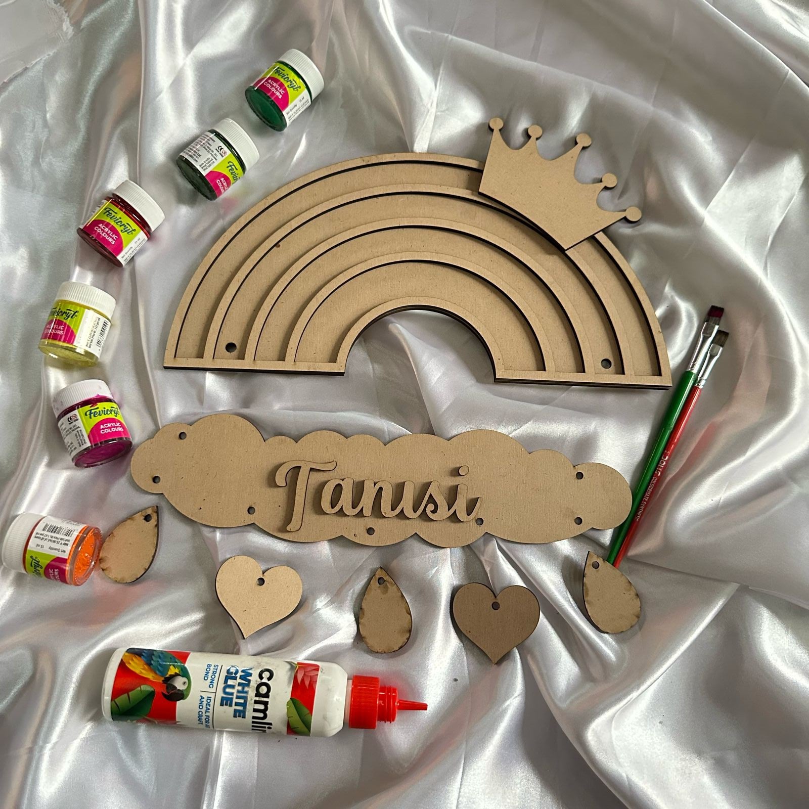 Kids activity rainbow theme