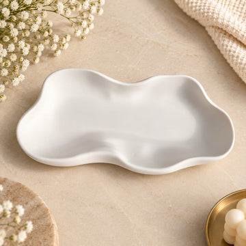 Uneven oval concrete jar