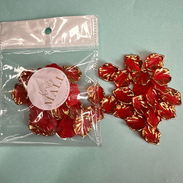 Artificial Flower petal red 002