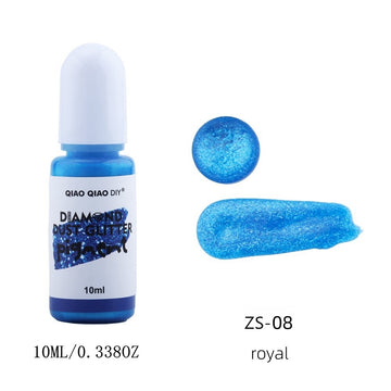 Diamond dust glitter pigment royal